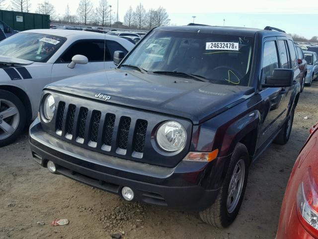 1C4NJPBA2ED915420 - 2014 JEEP PATRIOT SP GRAY photo 2