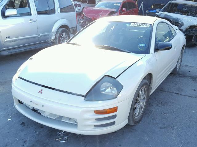 4A3AC44G71E098813 - 2001 MITSUBISHI ECLIPSE GS CREAM photo 2