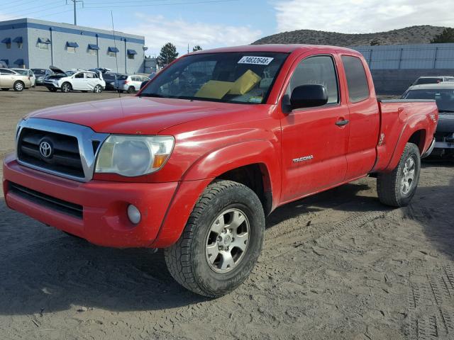 5TEUU42NX7Z396339 - 2007 TOYOTA TACOMA ACC RED photo 2