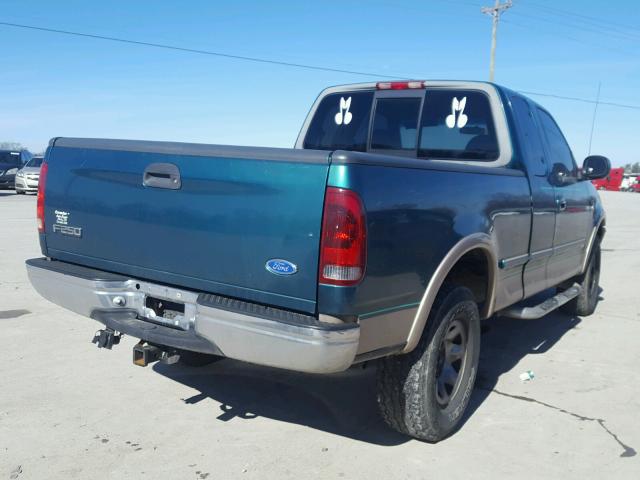 1FTFX28L8VNC66389 - 1997 FORD F250 GREEN photo 4