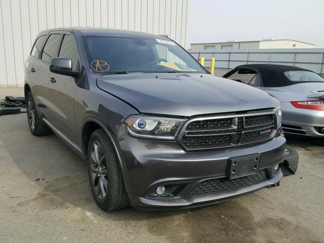 1C4RDHAG8EC291665 - 2014 DODGE DURANGO SX CHARCOAL photo 1