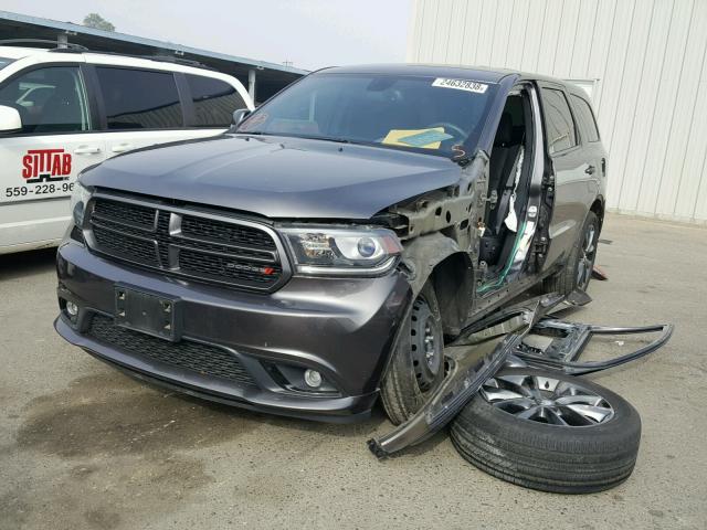 1C4RDHAG8EC291665 - 2014 DODGE DURANGO SX CHARCOAL photo 2