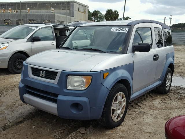 5J6YH18316L000672 - 2006 HONDA ELEMENT LX SILVER photo 2