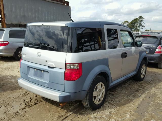 5J6YH18316L000672 - 2006 HONDA ELEMENT LX SILVER photo 4