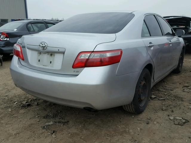 4T4BE46KX7R008931 - 2007 TOYOTA CAMRY NEW SILVER photo 4