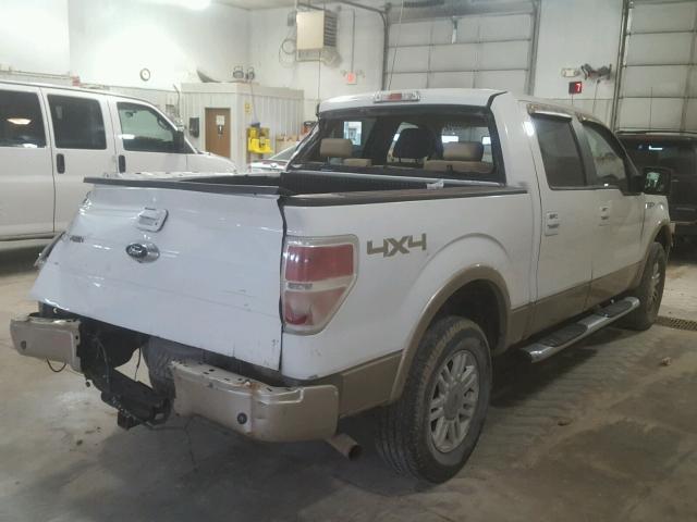 1FTPW14V99FA82202 - 2009 FORD F150 SUPER WHITE photo 4