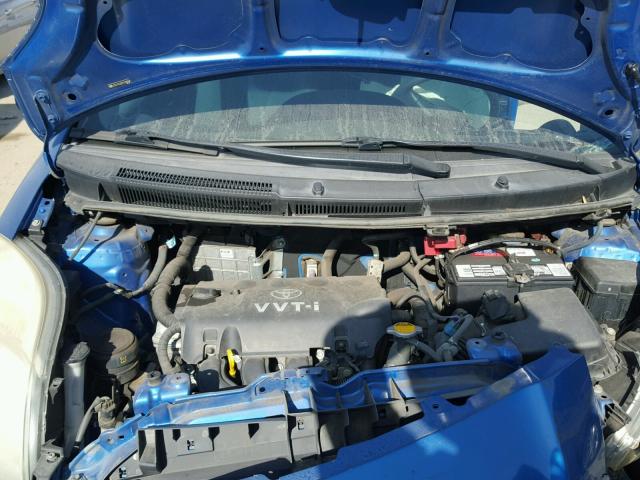 JTDJT923275128258 - 2007 TOYOTA YARIS BLUE photo 7