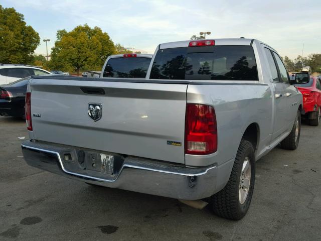 1D7RB1GP7BS512247 - 2011 DODGE RAM 1500 SILVER photo 4