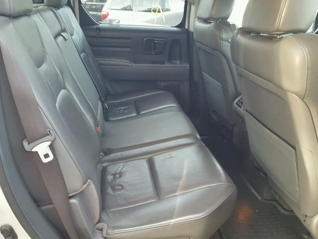 2HJYK16567H533686 - 2007 HONDA RIDGELINE SILVER photo 6