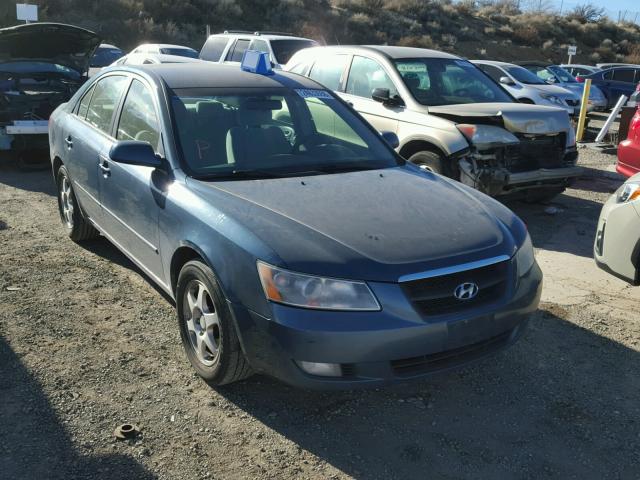 5NPEU46F86H096002 - 2006 HYUNDAI SONATA GLS BLUE photo 1