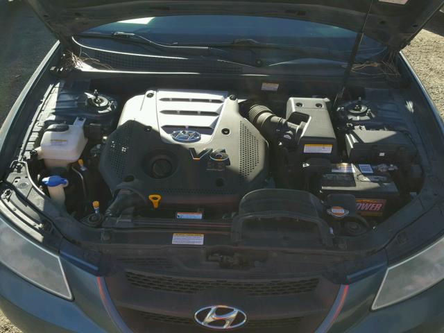 5NPEU46F86H096002 - 2006 HYUNDAI SONATA GLS BLUE photo 7