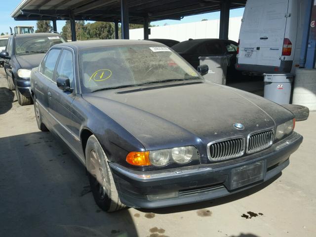 WBAGH8343YDP12783 - 2000 BMW 740 IL BLUE photo 1