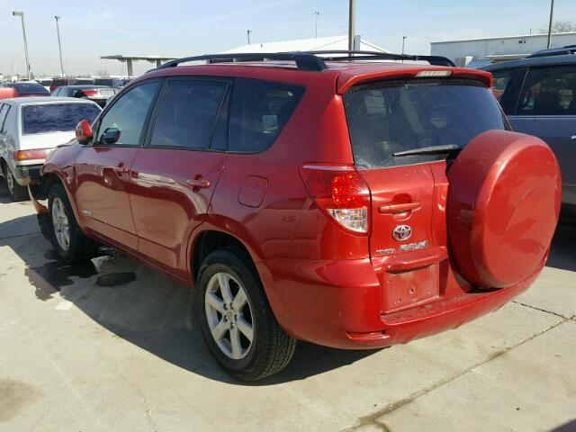 JTMZD31V065004018 - 2006 TOYOTA RAV4 LIMIT RED photo 3