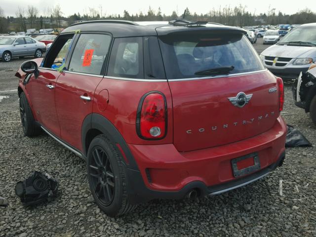 WMWZC5C57FWP47794 - 2015 MINI COOPER S C RED photo 3