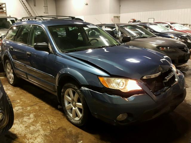 4S4BP61C787311987 - 2008 SUBARU OUTBACK 2. BLUE photo 1