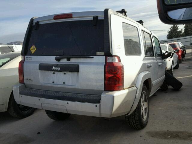 1J4RG4GK0AC162030 - 2010 JEEP COMMANDER SILVER photo 4