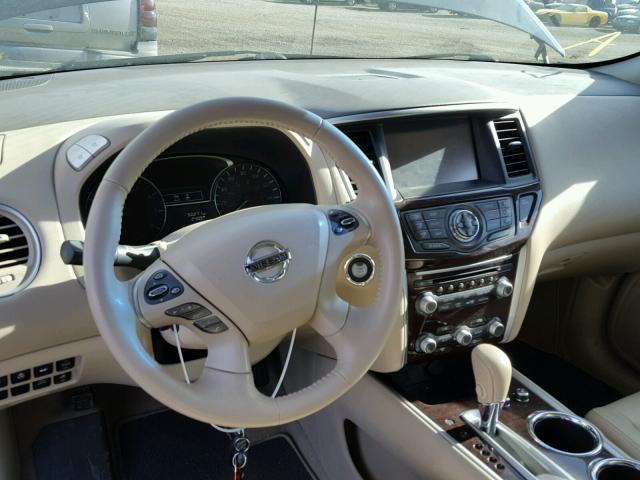 5N1AR2MM0EC603938 - 2014 NISSAN PATHFINDER BLUE photo 9