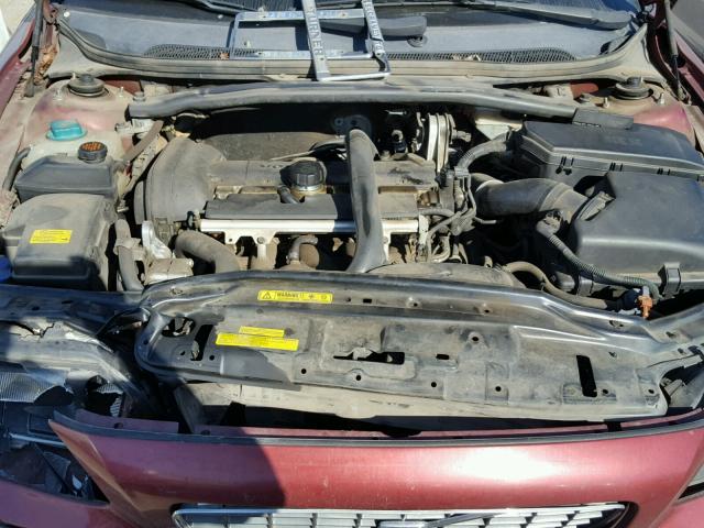 YV1RS59V742331630 - 2004 VOLVO S60 2.5T MAROON photo 7