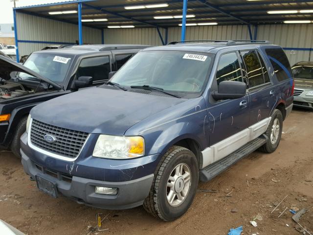 1FMPU16L64LA06928 - 2004 FORD EXPEDITION BLUE photo 2