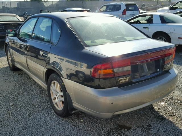 4S3BE6866Y7203757 - 2000 SUBARU LEGACY OUT TWO TONE photo 3