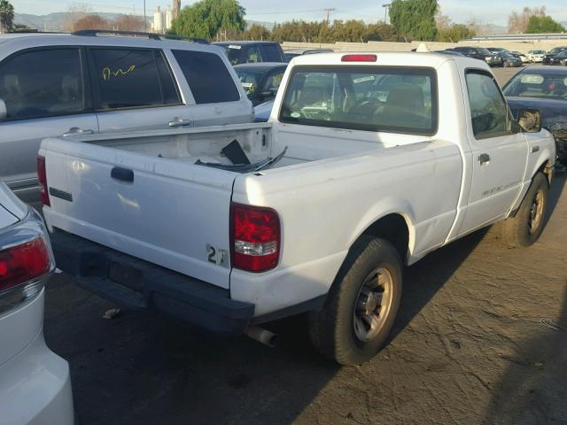 1FTYR10D66PA62830 - 2006 FORD RANGER WHITE photo 4