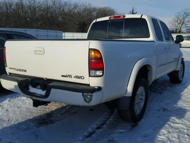 5TBBT48163S436589 - 2003 TOYOTA TUNDRA ACC WHITE photo 4