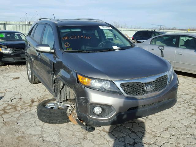 5XYKT4A1XBG037746 - 2011 KIA SORENTO BA BROWN photo 1