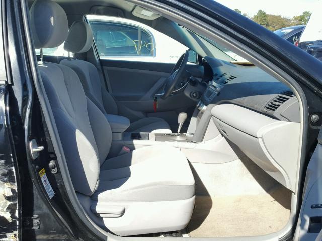 4T1BE46K79U405154 - 2009 TOYOTA CAMRY BASE BLACK photo 5