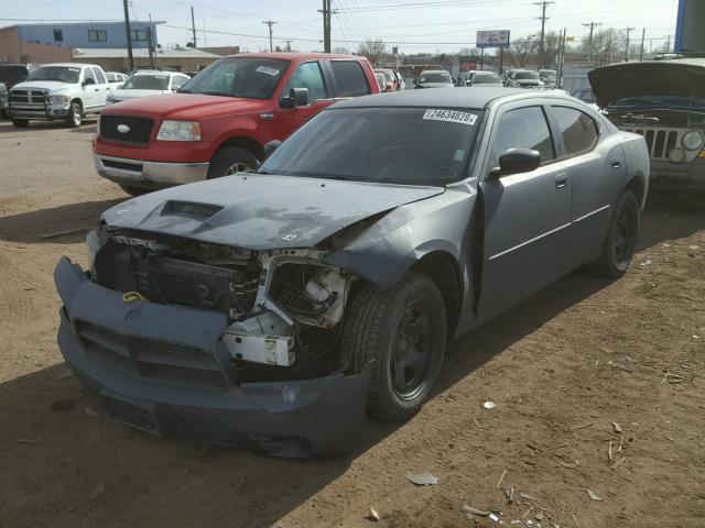 2B3LA43H46H446449 - 2006 DODGE CHARGER SE GRAY photo 2