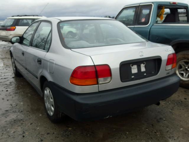 2HGEJ6623WH627005 - 1998 HONDA CIVIC DX SILVER photo 3