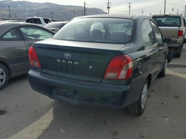 JTDAT123510186838 - 2001 TOYOTA ECHO GREEN photo 4