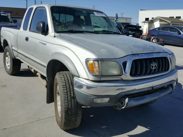 5TESN92N41Z787849 - 2001 TOYOTA TACOMA XTR SILVER photo 1