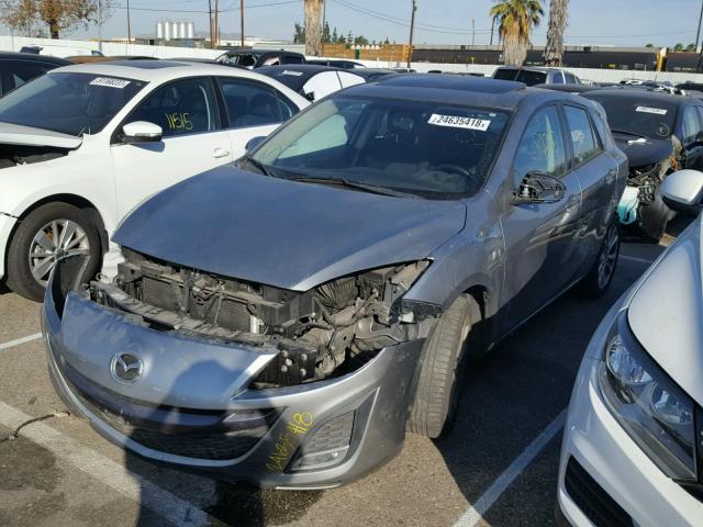 JM1BL1H64A1325373 - 2010 MAZDA 3 S SILVER photo 2