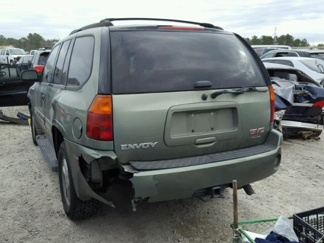 1GKDS13S042207131 - 2004 GMC ENVOY GREEN photo 3