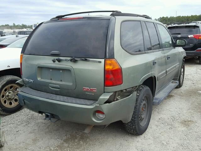 1GKDS13S042207131 - 2004 GMC ENVOY GREEN photo 4