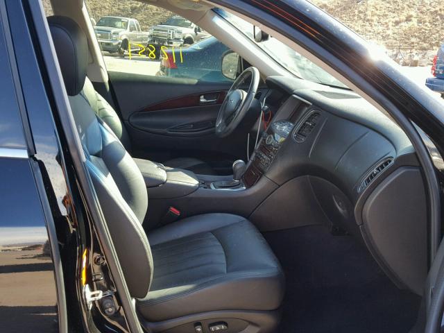 JNKAJ09F19M951157 - 2009 INFINITI EX35 BASE BLACK photo 5
