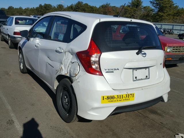 3N1CE2CP1HL371253 - 2017 NISSAN VERSA NOTE WHITE photo 3