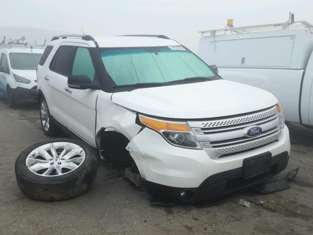 1FMHK8D89BGA93490 - 2011 FORD EXPLORER X WHITE photo 1