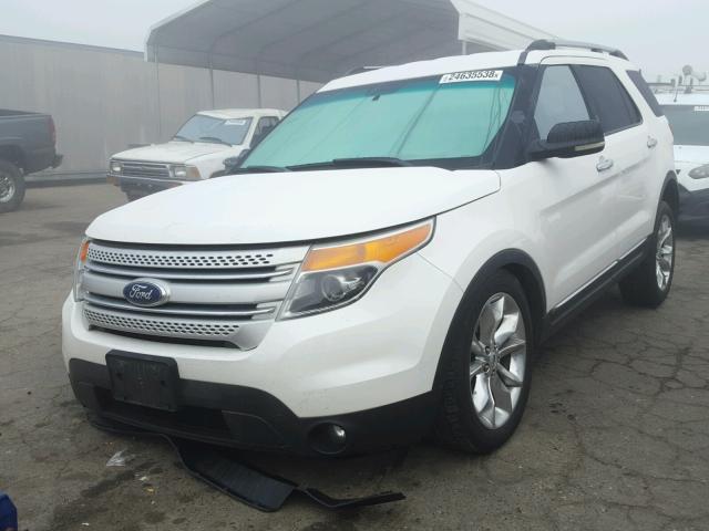 1FMHK8D89BGA93490 - 2011 FORD EXPLORER X WHITE photo 2