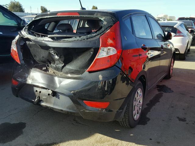 KMHCT5AE0DU115154 - 2013 HYUNDAI ACCENT GLS BLACK photo 4