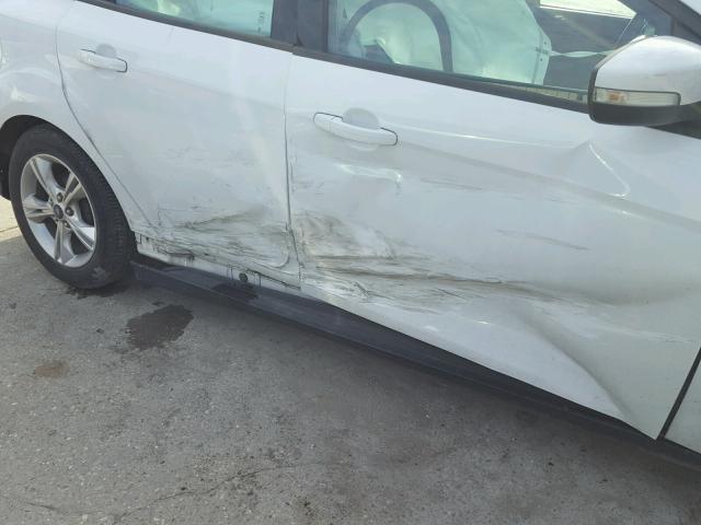 1FADP3F20EL288413 - 2014 FORD FOCUS SE WHITE photo 9