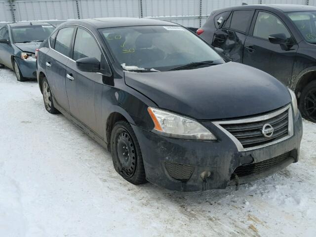 3N1AB7AP9DL660956 - 2013 NISSAN SENTRA S BLACK photo 1