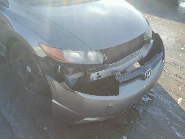 2HGFG12847H519784 - 2007 HONDA CIVIC EX 灰色 照片 9