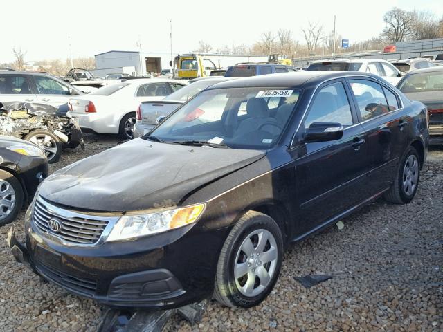 KNAGG4A80A5434684 - 2010 KIA OPTIMA LX BLACK photo 2