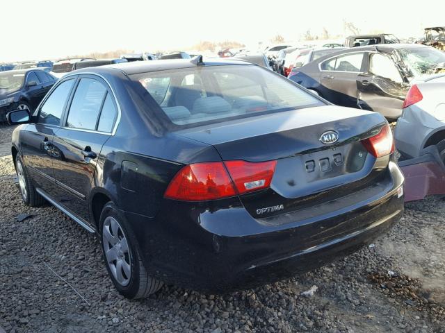 KNAGG4A80A5434684 - 2010 KIA OPTIMA LX BLACK photo 3