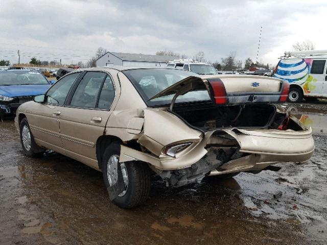 2G1WL52M8W9201182 - 1998 CHEVROLET LUMINA BAS ოქროსფერი ფოტო 3