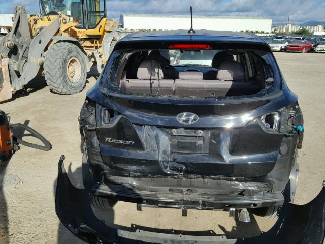 KM8JT3AF2FU072766 - 2015 HYUNDAI TUCSON GLS BLACK photo 10