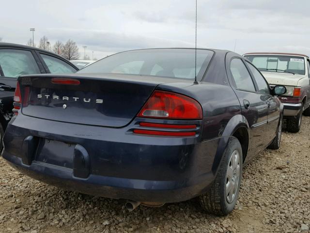 1B3EJ46X71N685697 - 2001 DODGE STRATUS SE BLUE photo 4