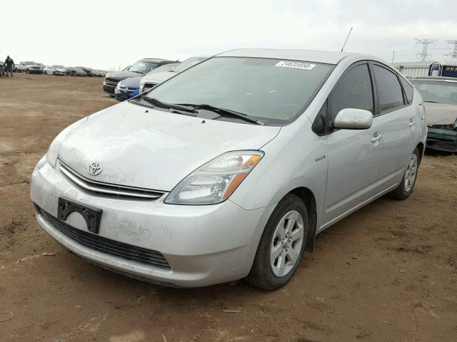 JTDKB20U173283499 - 2007 TOYOTA PRIUS SILVER photo 2