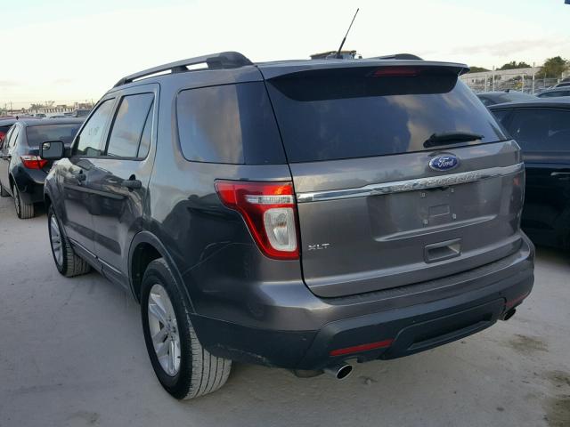 1FMHK7D89BGA46003 - 2011 FORD EXPLORER X GRAY photo 3